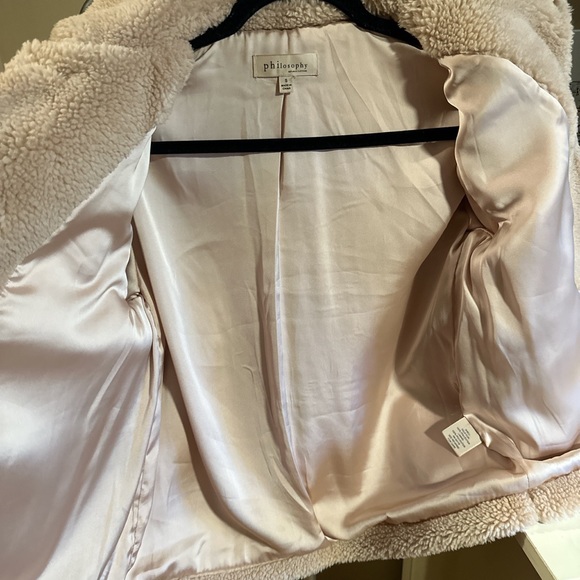 Teddy Bear Jacket Pink Womens Sz S - Picture 6 of 8